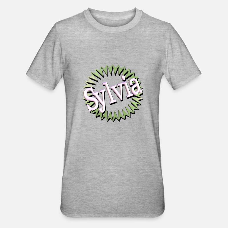 Sylvia 2 - T-shirt polycoton Unisexe - gris chiné