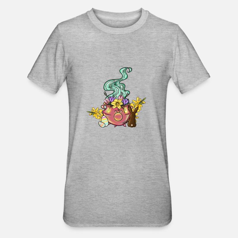 Ostara Cauldron - Unisex Polycotton T-Shirt - heather grey