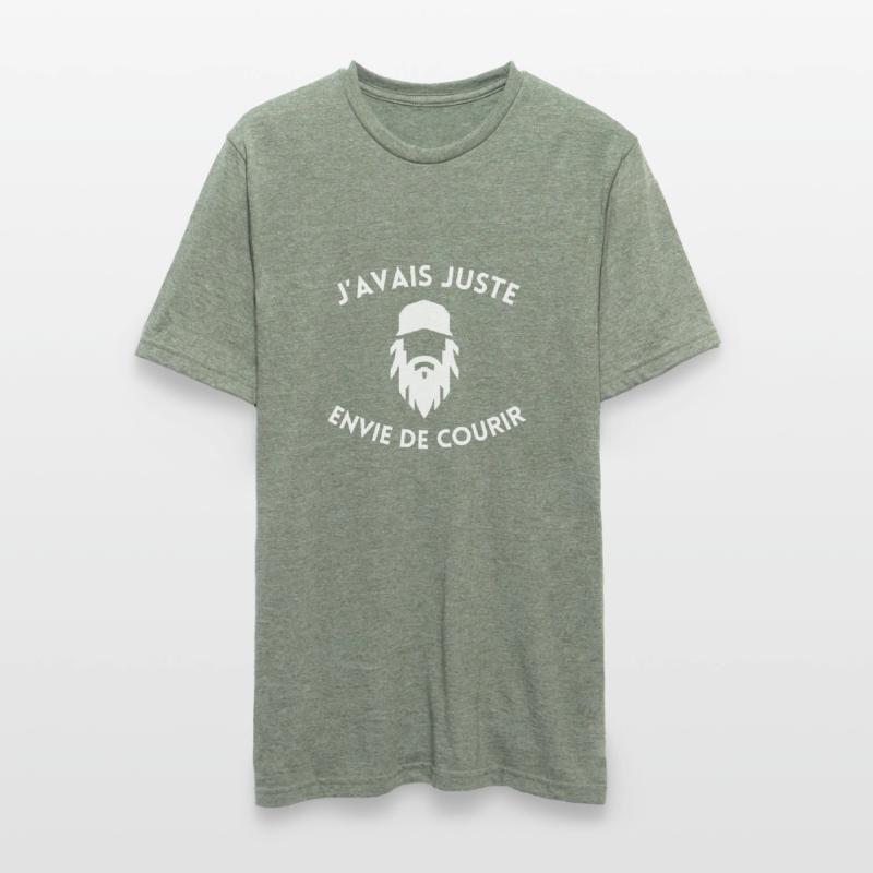 J'avais juste envie de courir (Forrest G) T-shirt polycoton Unisexe