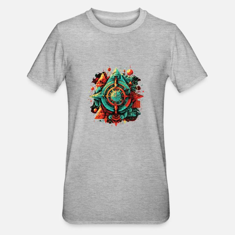 Beautiful Mathematical Architectural Construct - Unisex Polycotton T-Shirt - heather grey