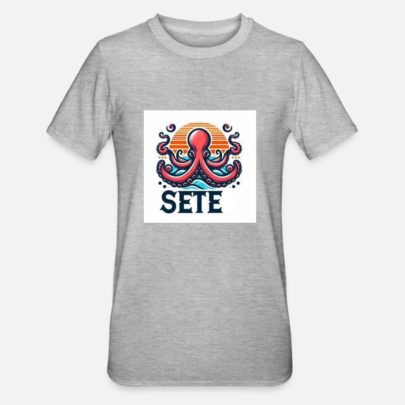 sete - T-shirt polycoton Unisexe - gris chiné