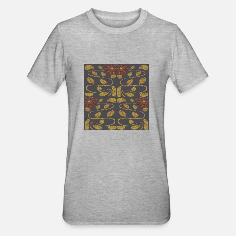 F37 - T-shirt polycoton Unisexe - gris chiné