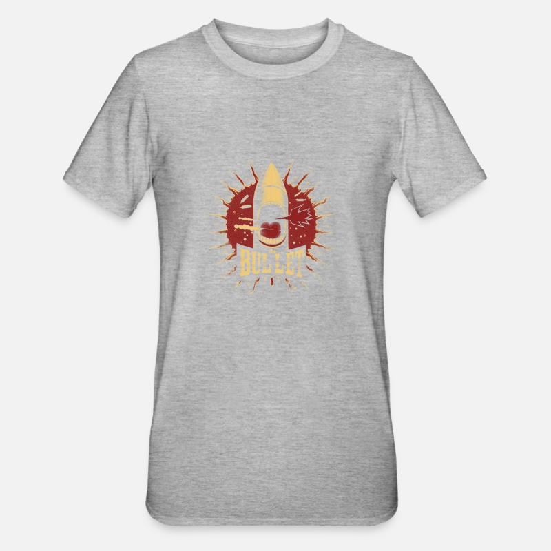 Serrer les dents - T-shirt polycoton Unisexe - gris chiné