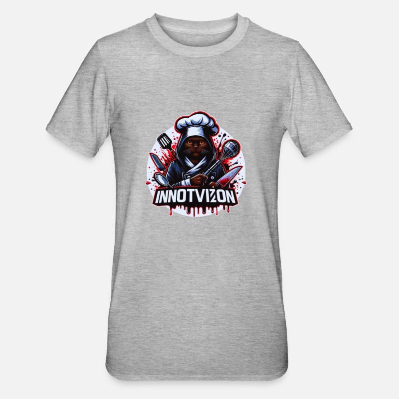 chef de la peur - T-shirt polycoton Unisexe - gris chiné