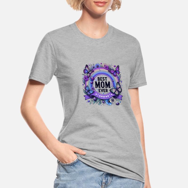 Die beste Mutter der Welt Mutter Mutter Beste Supermutter Unisex Polycotton T-Shirt