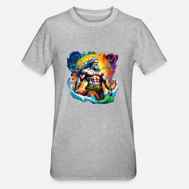 Der Mann - Unisex Polycotton T-Shirt - Grau meliert