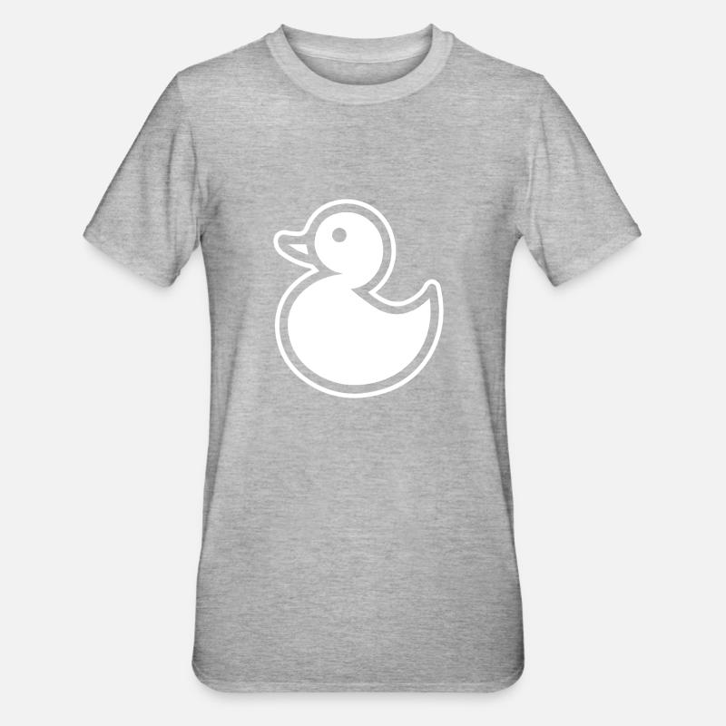 Duck Ducks - Unisex Polycotton T-Shirt - heather grey