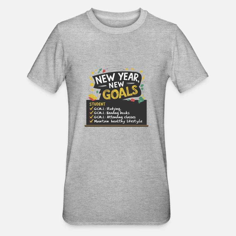 Retour à l’école - T-shirt polycoton Unisexe - gris chiné