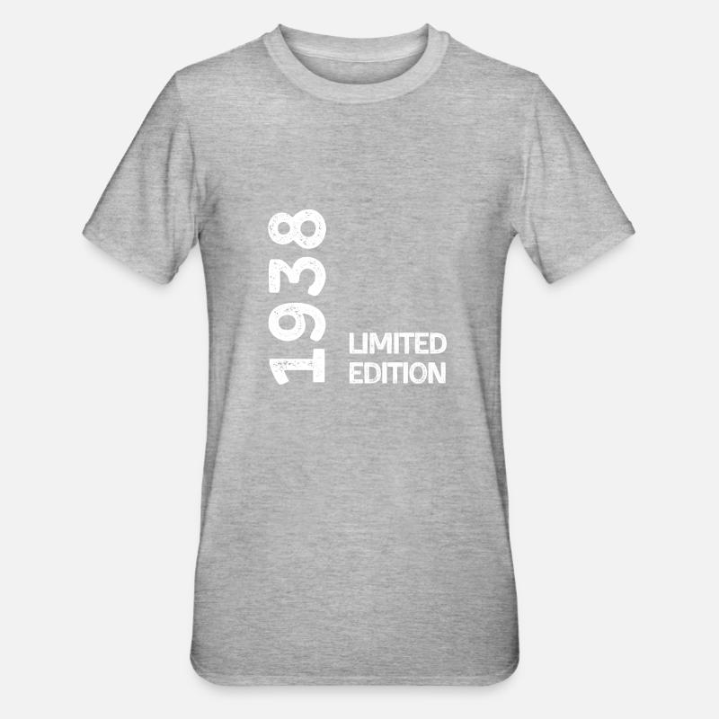 1938 limited edition - T-shirt polycoton Unisexe - gris chiné