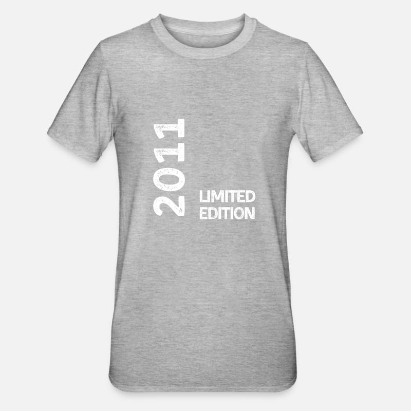 Limitierte Auflage 2011 - Unisex Polycotton T-Shirt - Grau meliert