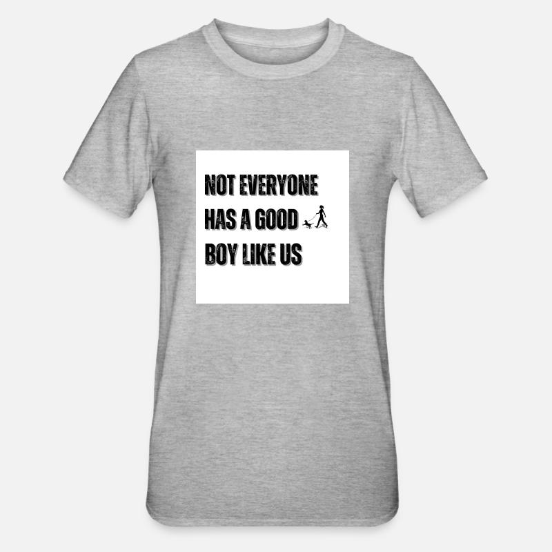 Guter Junge - Unisex Polycotton T-Shirt - Grau meliert