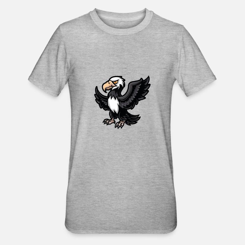 Bande dessinée Eagle - T-shirt polycoton Unisexe - gris chiné