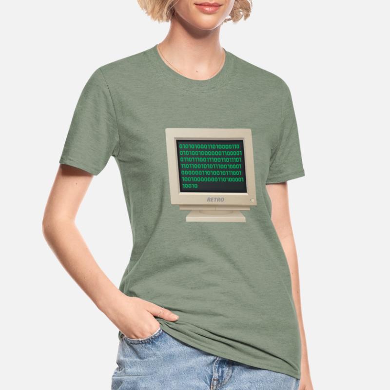 CRT - Binary Code Unisex Polycotton T-Shirt