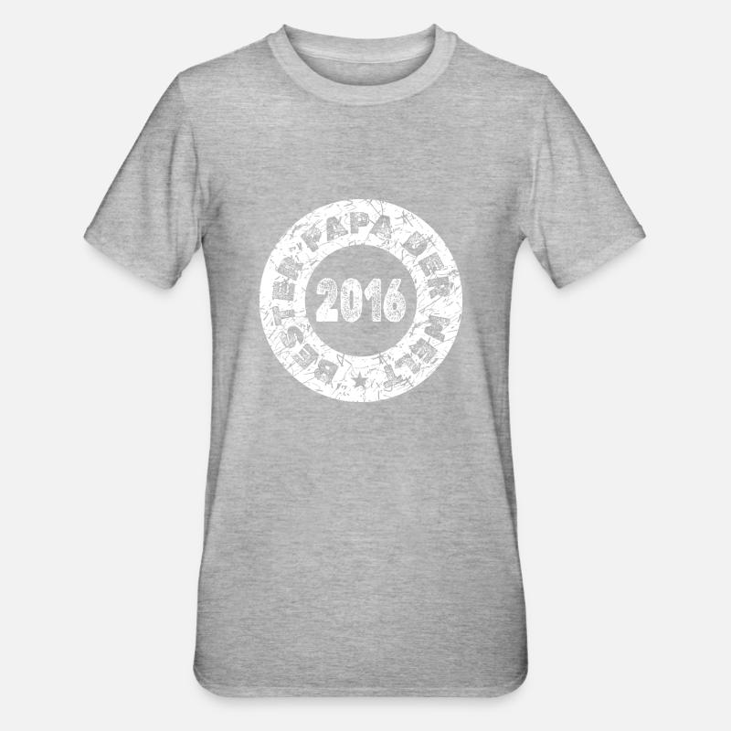2016 - T-shirt polycoton Unisexe - gris chiné