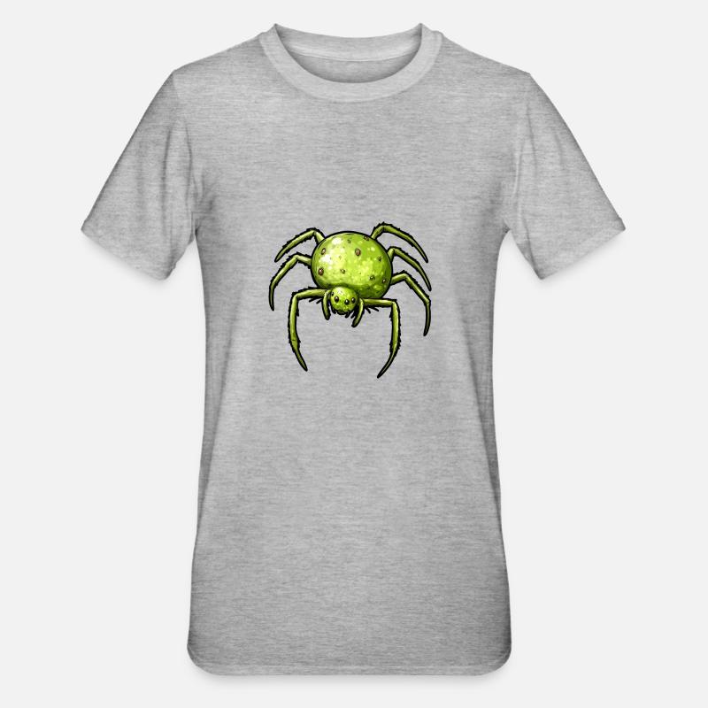 Apple Spider Apple Spider - Unisex Polycotton T-Shirt - heather grey