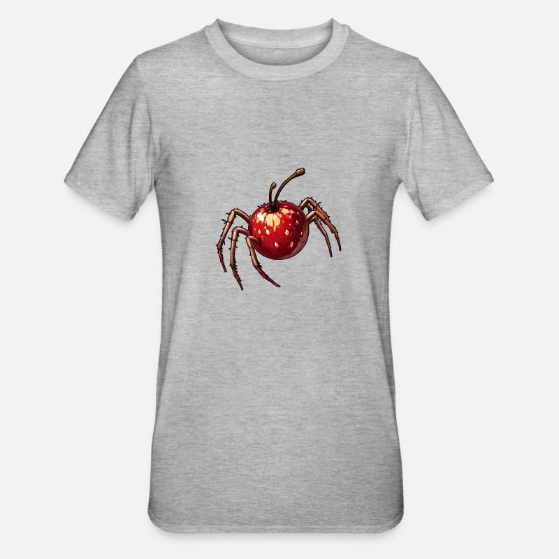 Cherry Spider Cherry Spider - Unisex Polycotton T-Shirt - heather grey