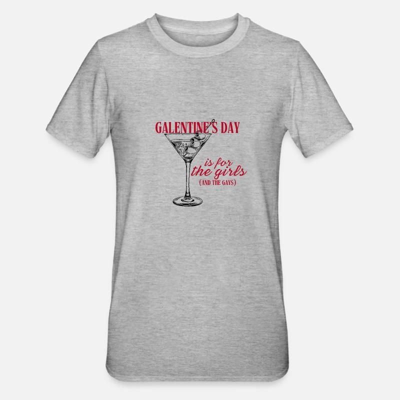 Galentine's day gays rosso - Maglietta unisex, mix cotone e poliestere - grigio melange