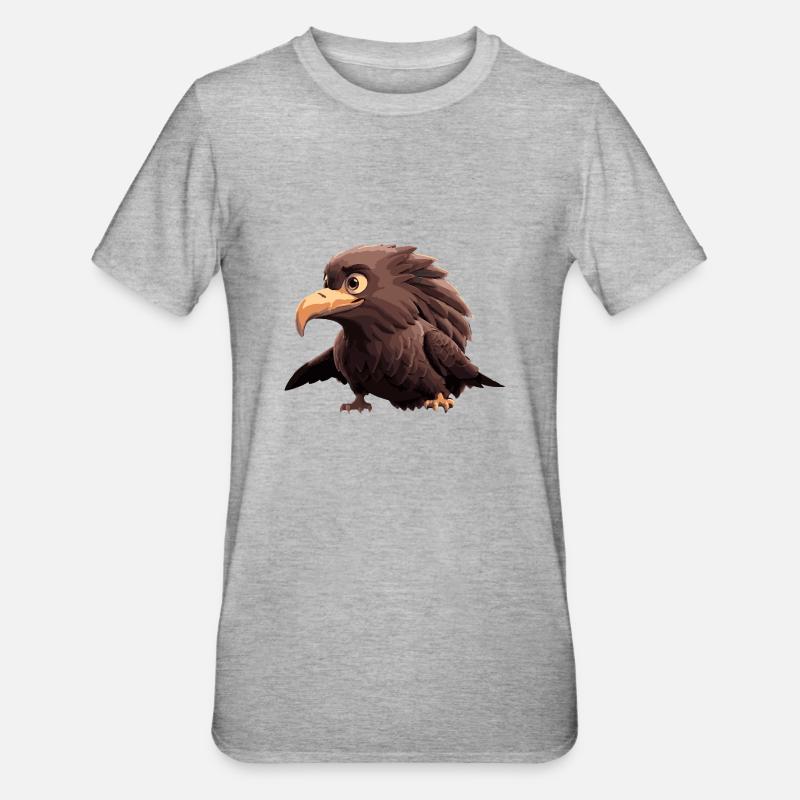 Eagle Comic - Unisex Polycotton T-Shirt - heather grey