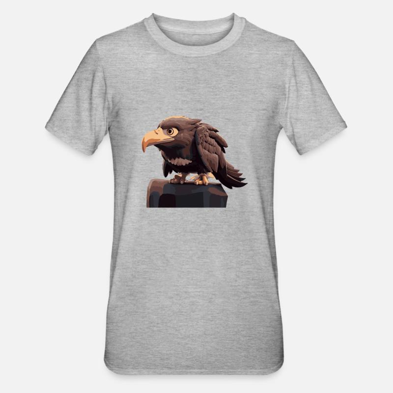 Bande dessinée Eagle - T-shirt polycoton Unisexe - gris chiné