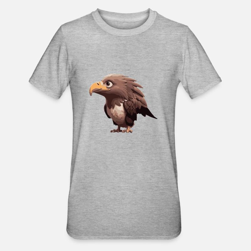 Eagle Comic - Unisex Polycotton T-Shirt - heather grey