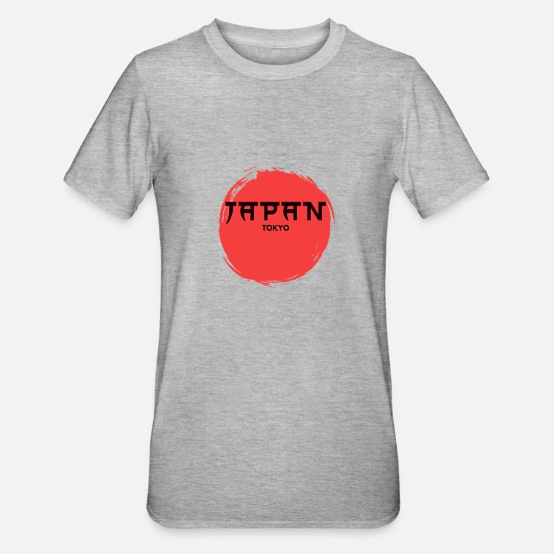JPN - Unisex Polycotton T-Shirt - Grau meliert