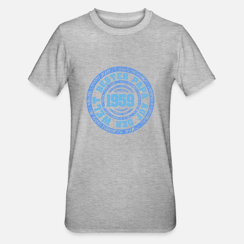 Bester 1959 - Unisex Polycotton T-Shirt - Grau meliert