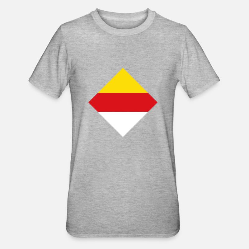 Carinthie - T-shirt polycoton Unisexe - gris chiné