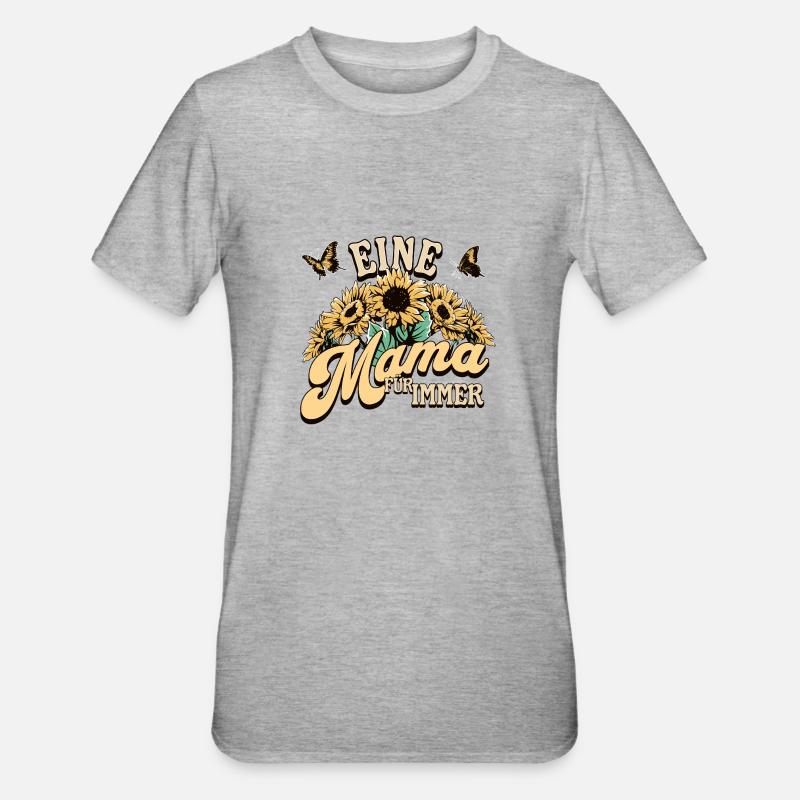 A mom forever - Unisex Polycotton T-Shirt - heather grey