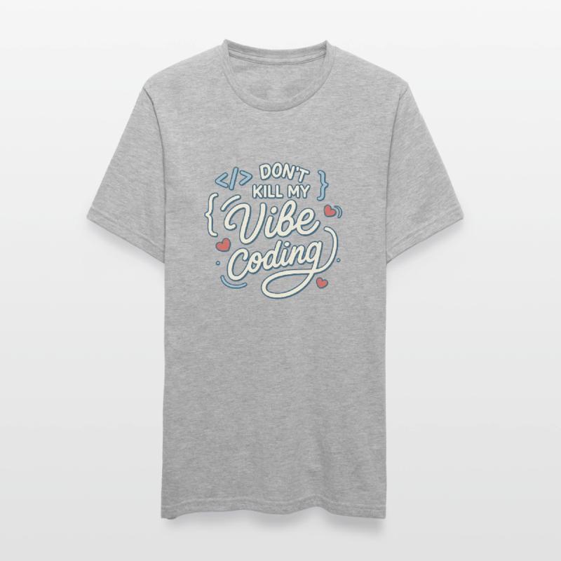 Vibe coding T-shirt polycoton Unisexe