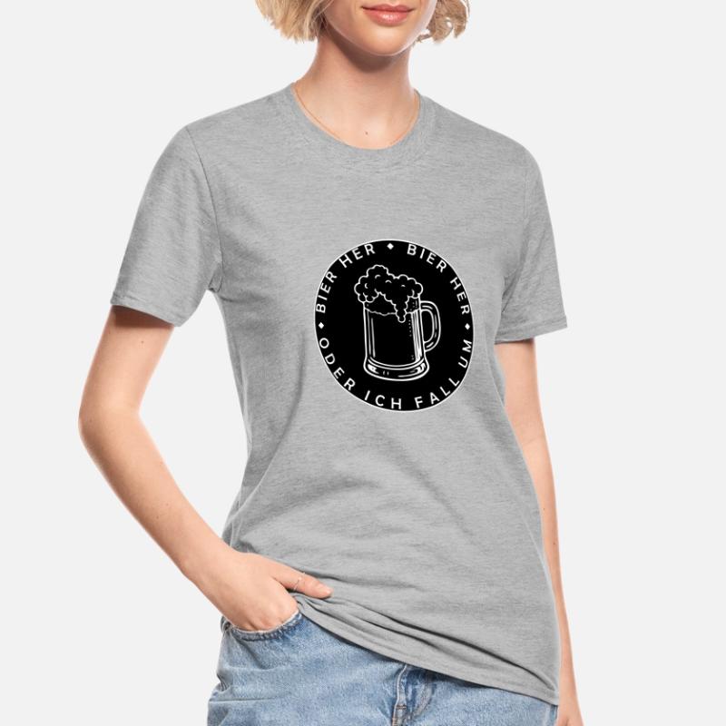Bees here - Oder ich fall um! Unisex Polycotton T-Shirt