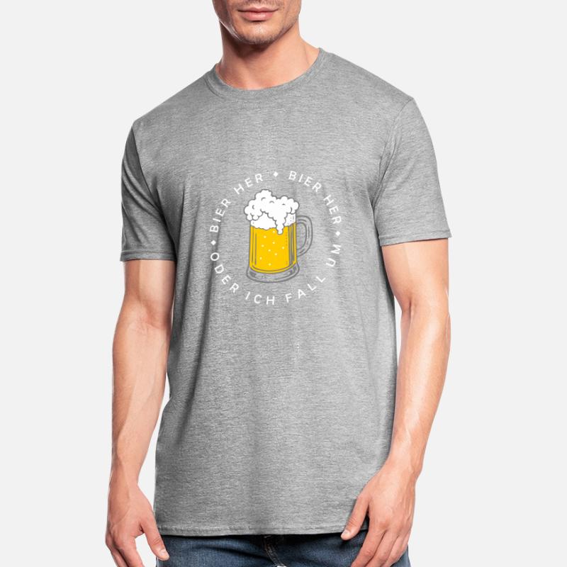 Bees here - Oder ich fall um! Unisex Polycotton T-Shirt