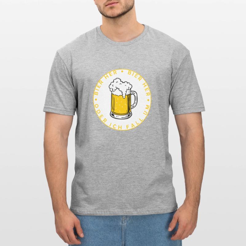 Bees here - Oder ich fall um! Unisex Polycotton T-Shirt