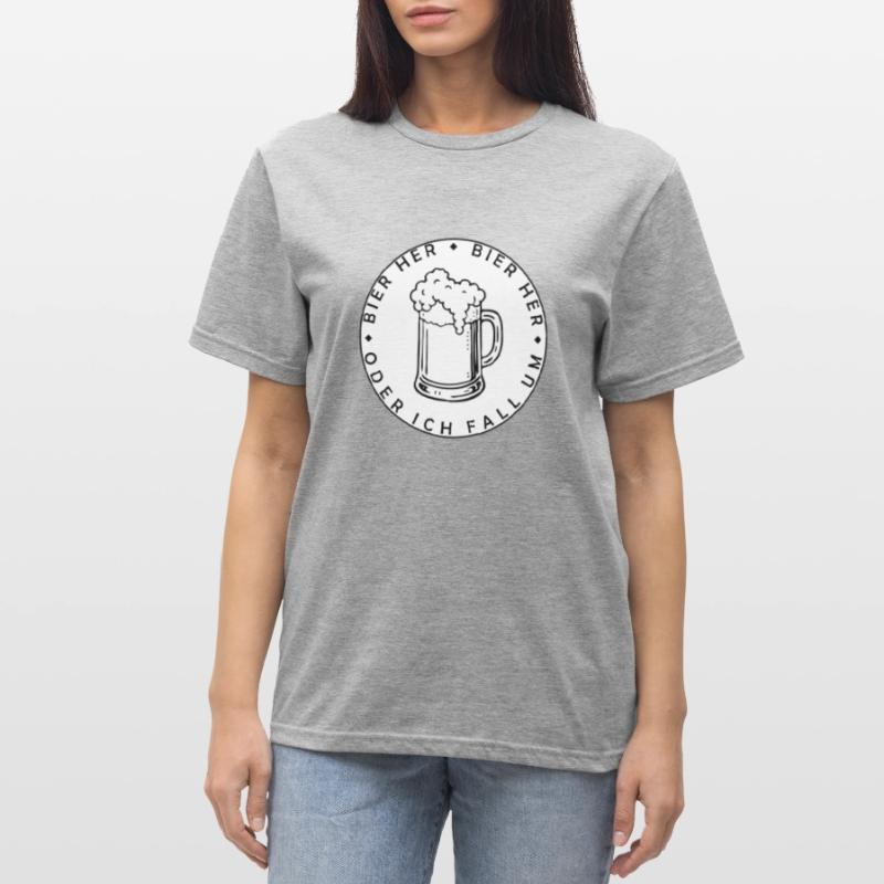 Bees here - Oder ich fall um! Unisex Polycotton T-Shirt