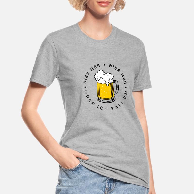 Bees here - Oder ich fall um! Unisex Polycotton T-Shirt