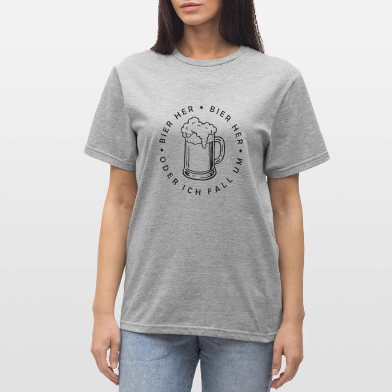 Bees here - Oder ich fall um! Unisex Polycotton T-Shirt