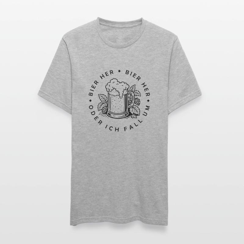 Bienen hier - Oder ich fall um! Unisex Polycotton T-Shirt