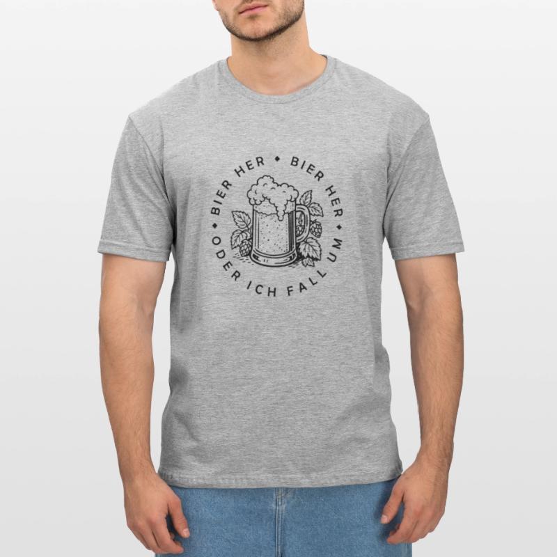 Bees here - Oder ich fall um! Unisex Polycotton T-Shirt