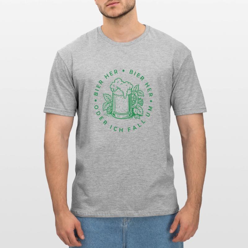 Bees here - Oder ich fall um! Unisex Polycotton T-Shirt