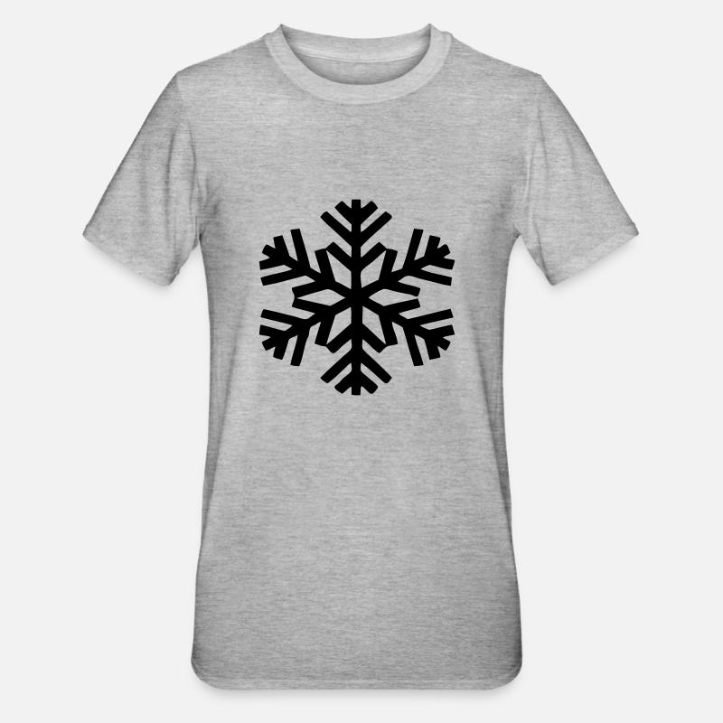 Kälte - Unisex Polycotton T-Shirt - Grau meliert