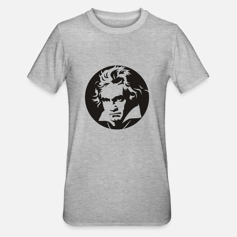 Roll Over Beethoven! - T-shirt polycoton Unisexe - gris chiné