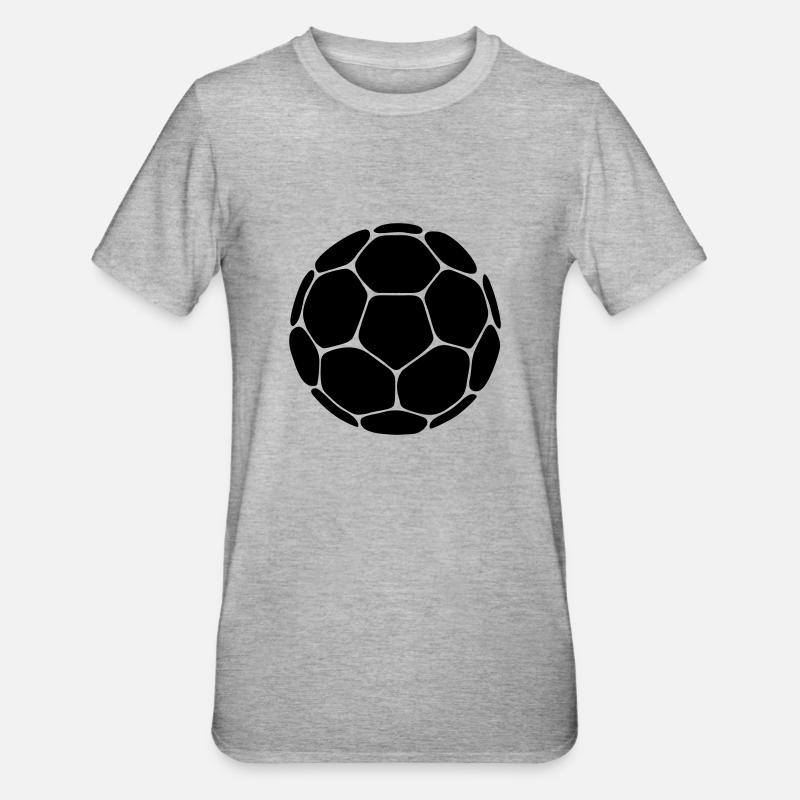 handball - Unisex Polycotton T-Shirt - Grau meliert