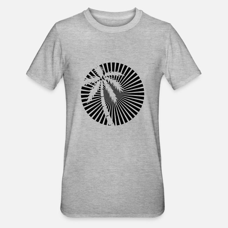 sunset - T-shirt polycoton Unisexe - gris chiné