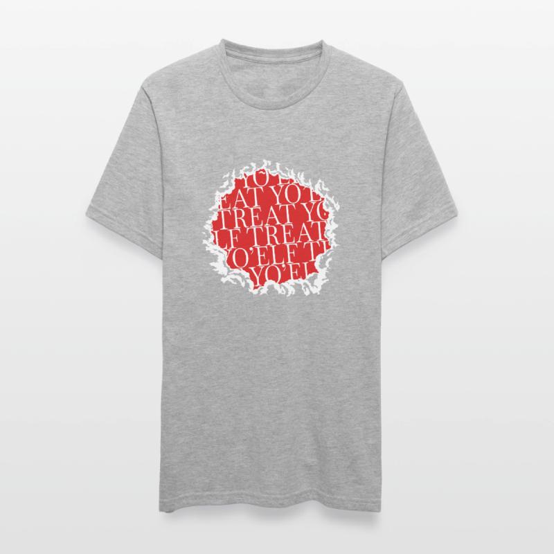 Comic Dork Dino Under The Tree Statement Unisex Polycotton T-Shirt
