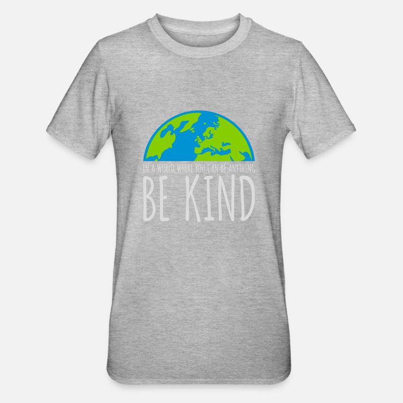 Vous pouvez être gentil - T-shirt polycoton Unisexe - gris chiné