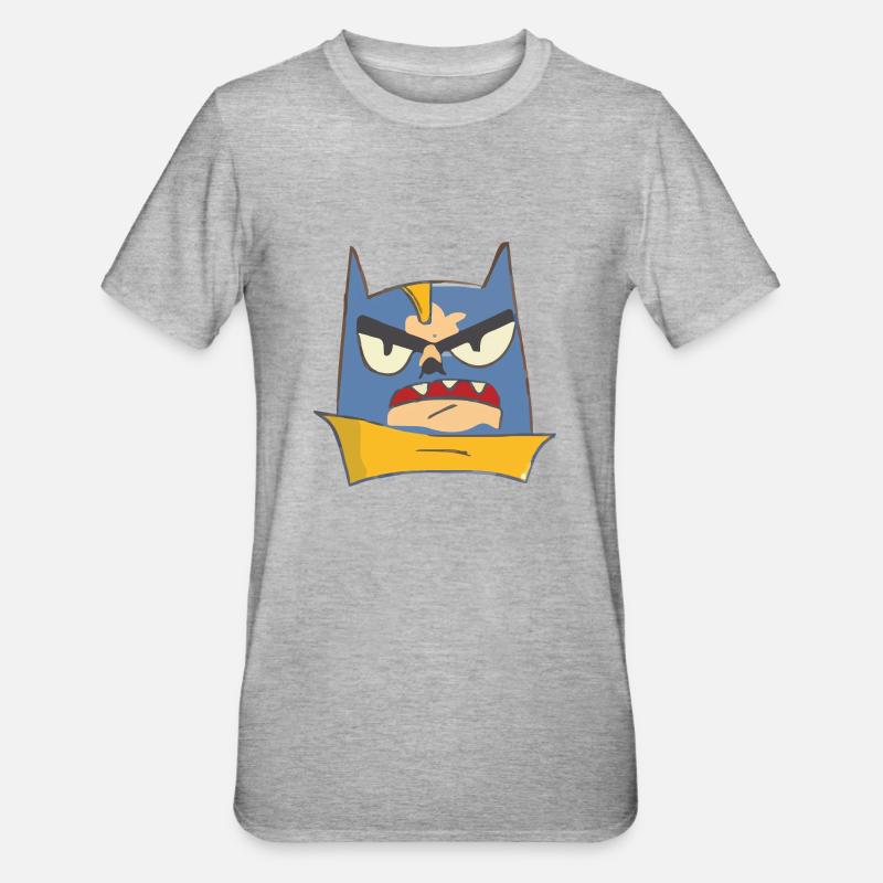 Rax le chat grognon - T-shirt polycoton Unisexe - gris chiné