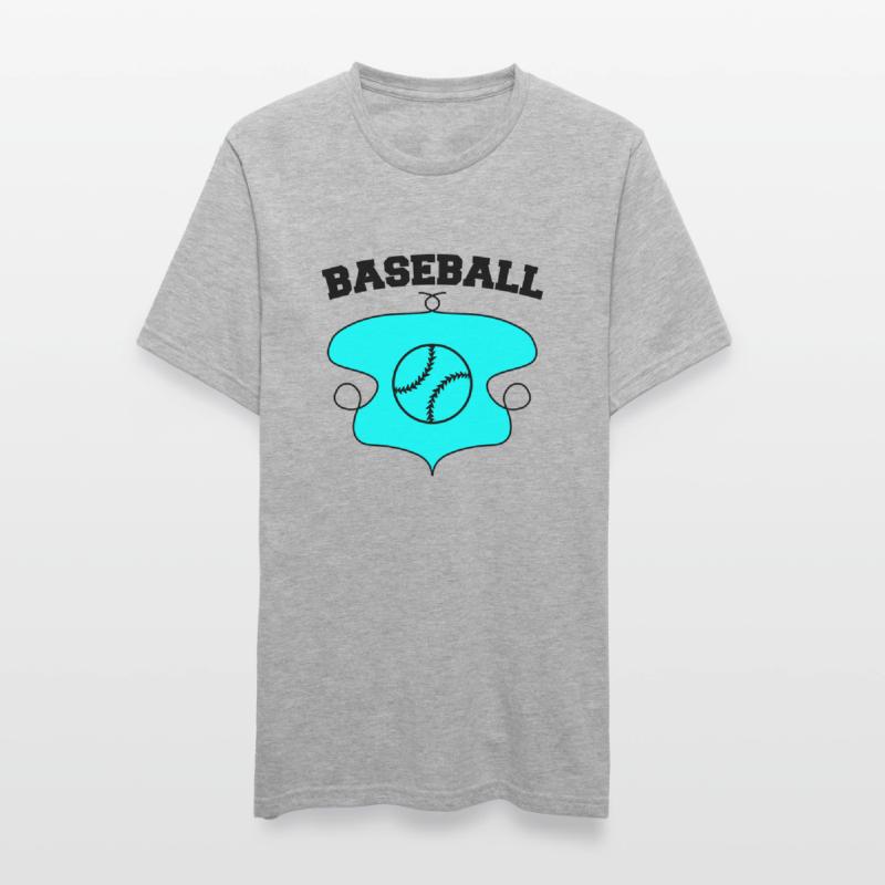 Conception d’écusson de baseball 2 T-shirt polycoton Unisexe