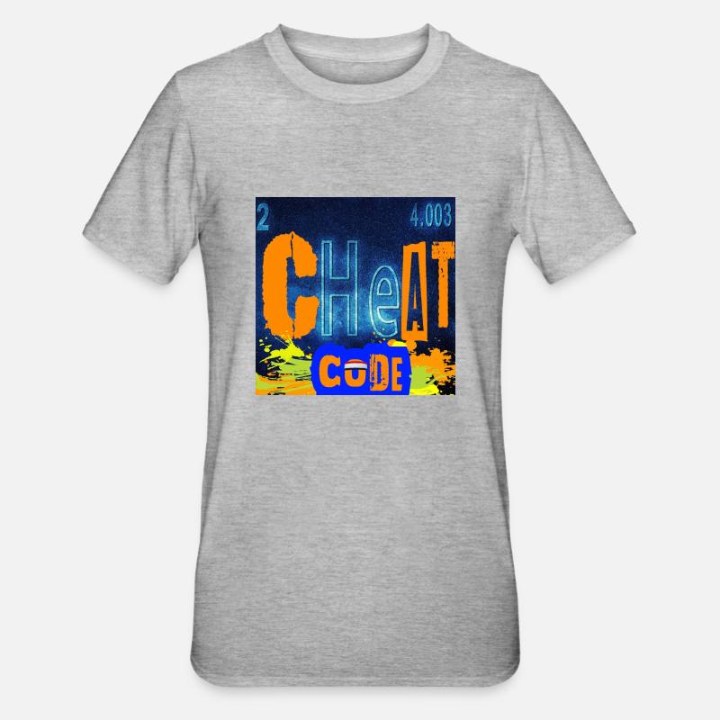 CHEATCODE CHEMISTRY - T-shirt polycoton Unisexe - gris chiné