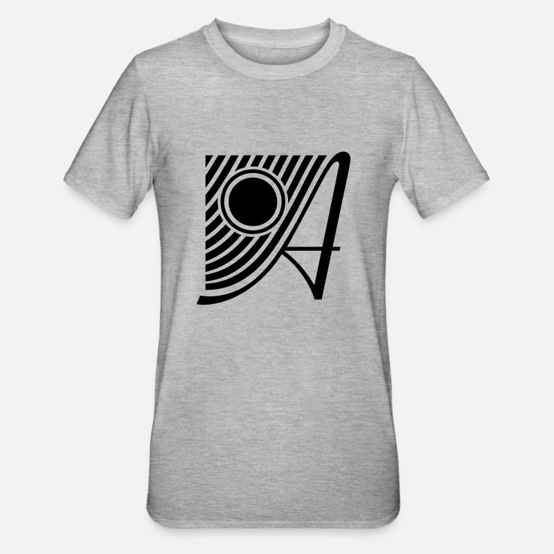 ALOGO - T-shirt polycoton Unisexe - gris chiné