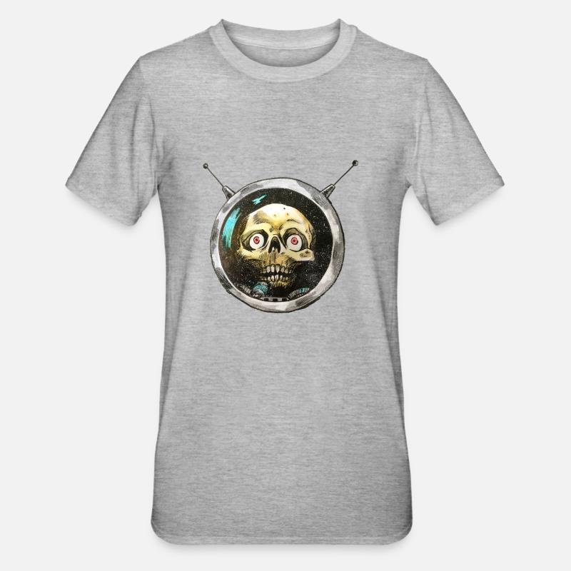 voidhead - T-shirt polycoton Unisexe - gris chiné