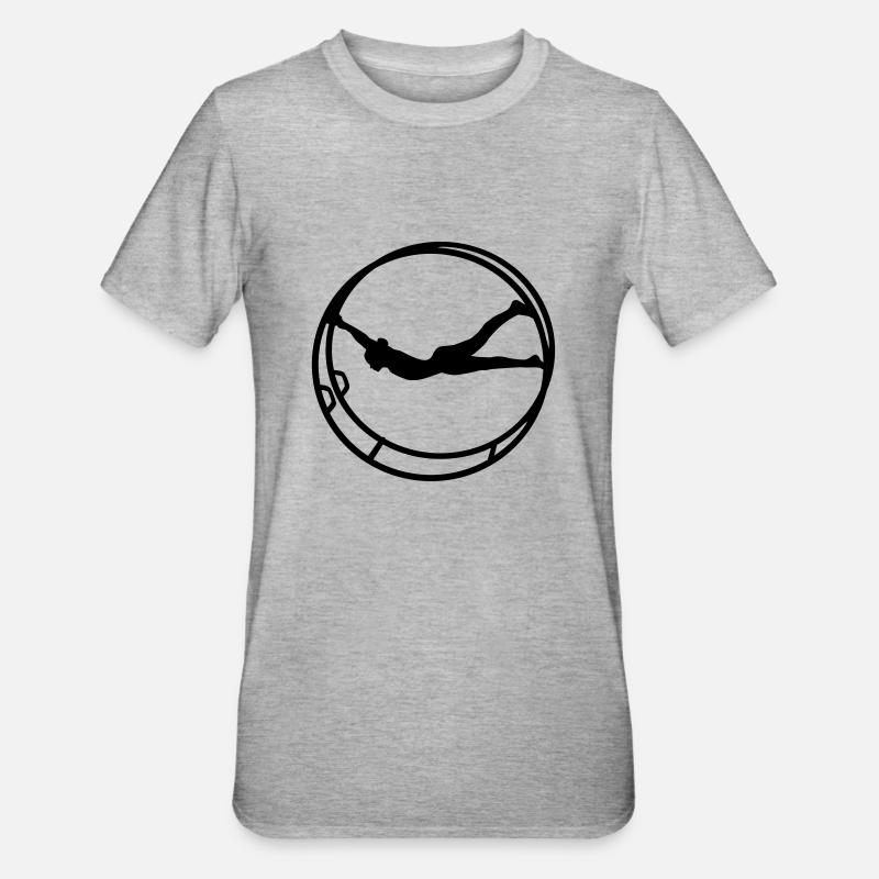 Roue allemande - T-shirt polycoton Unisexe - gris chiné